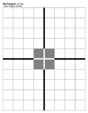 Black & White Grid Target - For Your Copy Machine